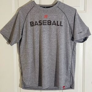 Marucci Gray Baseball T-Shirt dri fit